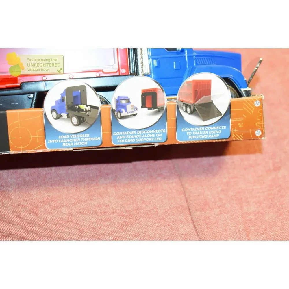 DRIVEN by Battat Pocket Carrier Truck with 10 Pocket Size Cars